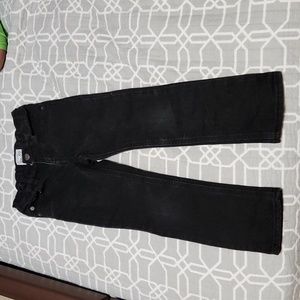 Children's Place Girls black Denim Jean's size 5 skinny stretch